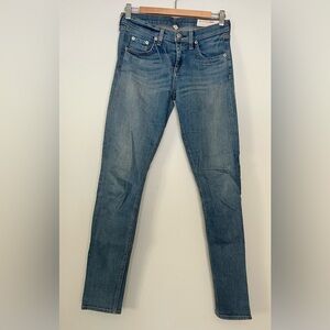 Rag & Bone High Rise Skinny Denim Jeans Sz 26 Color “CLEAN WTR ST”